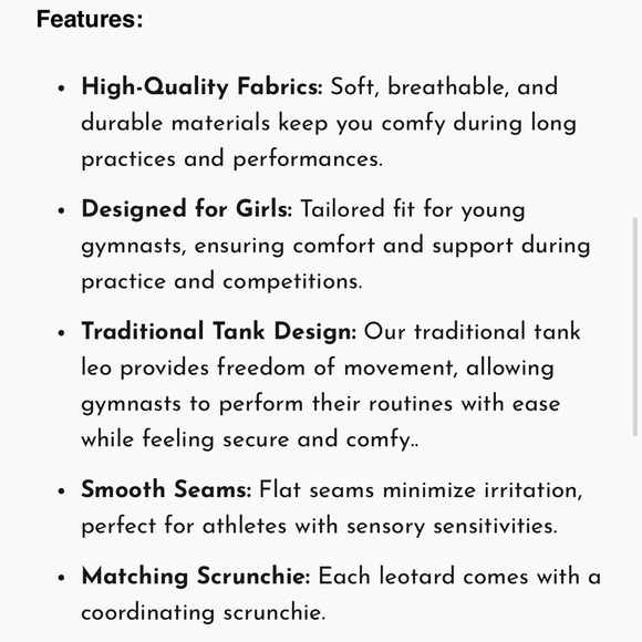 Plum Practicewear Gymnastics Leotard mesh detail adult small matching scrunchie - Picture 4 of 5